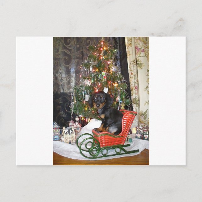 Weihnachtsstil Feiertagspostkarte (Vorderseite)