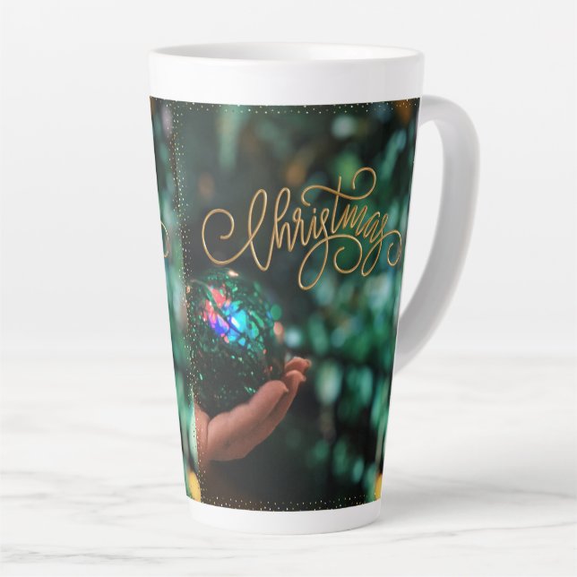 Weihnachtsstil-Latte-Mug Milchtasse (Rechte Ecke)