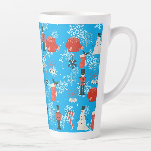 Weihnachtsstil-Latte-Mug Milchtasse (Rechts)