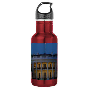 Weihnachtsstimmung am Weißen Haus bei Nacht in Was Trinkflasche