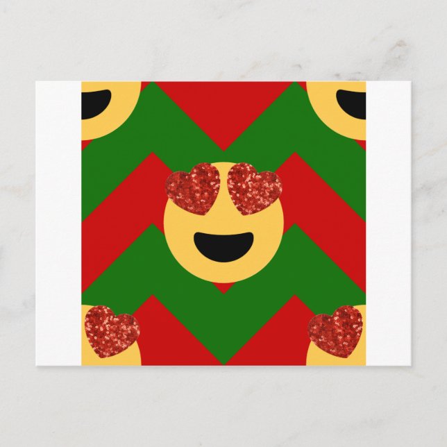 Weihnachtsstimmung Feiertagspostkarte (Vorderseite)
