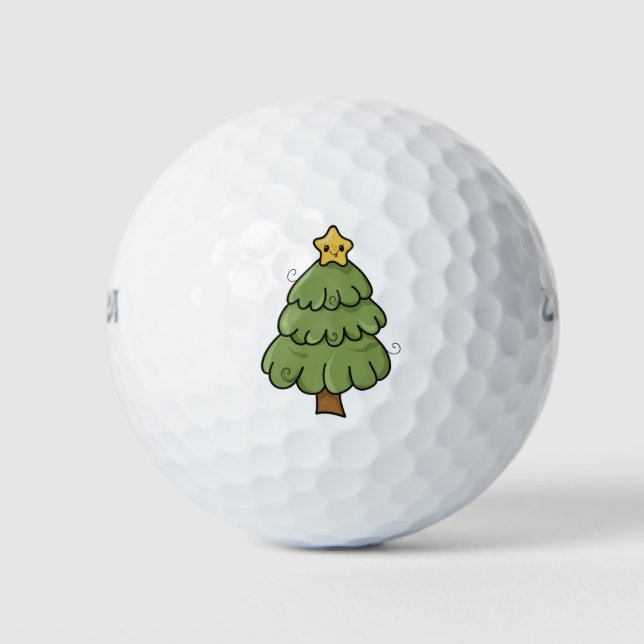 Weihnachtsstimmung Golfball (Vorderseite)