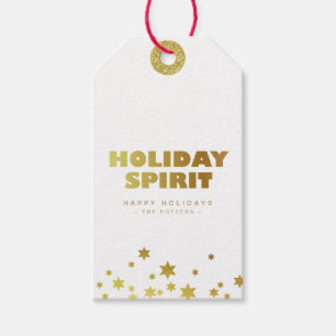 Weihnachtsstimmung   Lustige Weihnachten Weiß & Go Geschenkanhänger