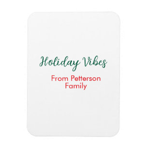Weihnachtsstimmung rot Weihnachten Familienname Da Magnet