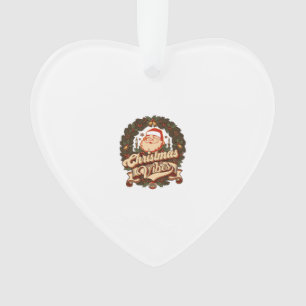 Weihnachtsstimmung Santa Claus Kranz Glocken Ornament