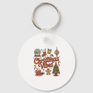 Weihnachtsstimmung Schneekugel Lebkuchenmann Baum Schlüsselanhänger