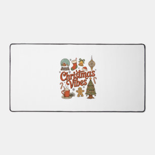 Weihnachtsstimmung Schneekugel Lebkuchenmann Baum Schreibtischunterlage