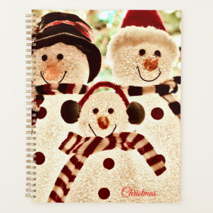 Weihnachtsstimmung Schneemann-Feier Planer