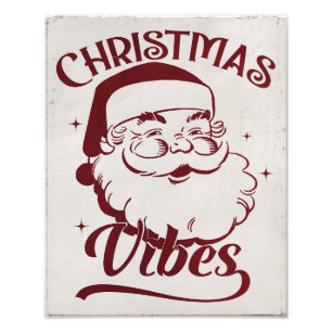 Weihnachtsstimmung Vintage-Design Fotodruck