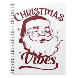Weihnachtsstimmung Vintage-Design Notizblock