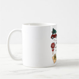 Weihnachtsstimmung Weihnachtsaufkleber-Pack Kaffeetasse