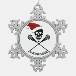 Weihnachtsstöcke Schneeflocken Zinn-Ornament