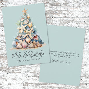 Weihnachtsstrand Mele Kalikimaka Feiertagskarte