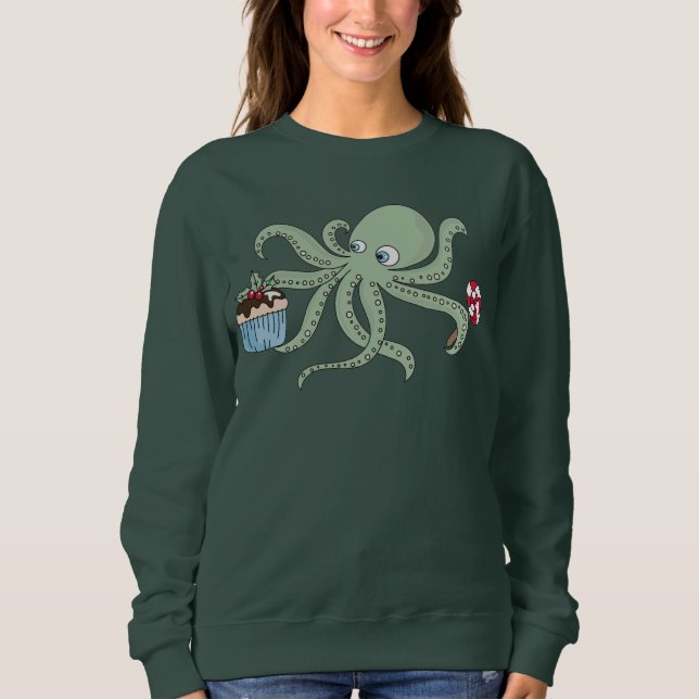 Weihnachtsstrand Sweatshirt (Vorderseite)
