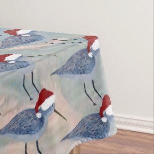 Weihnachtsstrandläufer Feiertags-Küstentischdecke Tischdecke