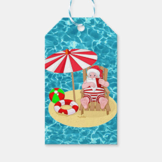 Weihnachtsstrandsklee Geschenkanhänger