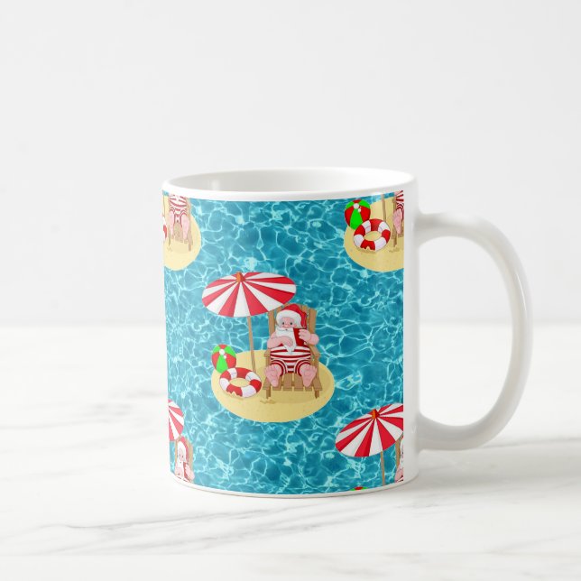 Weihnachtsstrandsklee Tasse (Rechts)