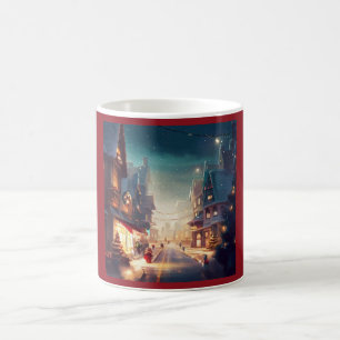 Weihnachtsstraße 2 kaffeetasse