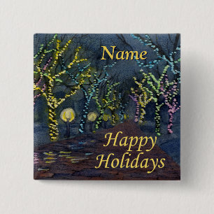 Weihnachtsstraße Button