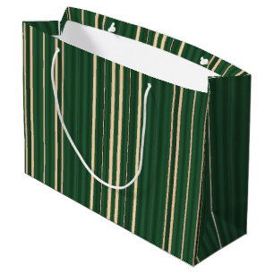 Weihnachtsstreifen-4-GIFT BAG L Große Geschenktüte