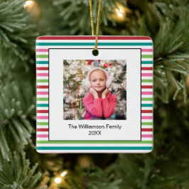 Weihnachtsstreifen am Hellen - Vorlage Keramikornament