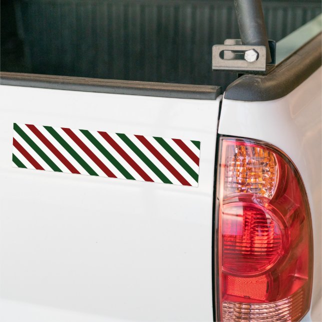 Weihnachtsstreifen Autoaufkleber (Auf Lkw)