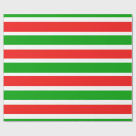 Weihnachtsstreifen Geschenkpapier