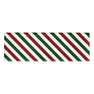 Weihnachtsstreifen Namenschild