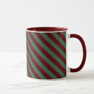 Weihnachtsstreifen Tasse