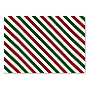 Weihnachtsstreifen Tischnummer