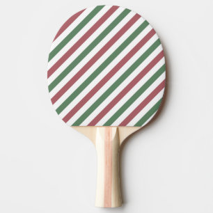 Weihnachtsstreifen Tischtennis Schläger