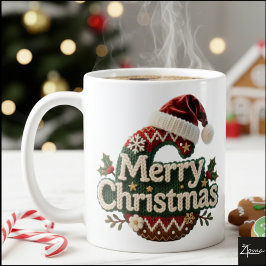 Weihnachtsstrickpullover Frohe Weihnachten Santa H Kaffeetasse