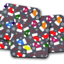 Weihnachtsstrumpf | Christmas Cork Untersetzer Set