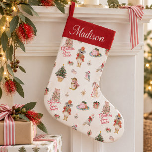 Weihnachtsstrumpf Down Under personalisiert Kleiner Weihnachtsstrumpf