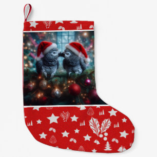 Weihnachtsstrumpf für Papageien Kleiner Weihnachtsstrumpf