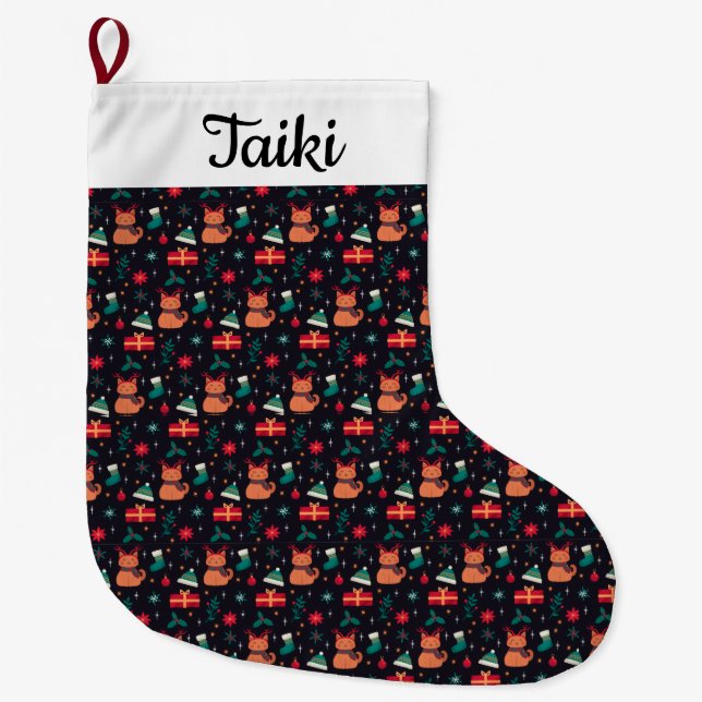 Weihnachtsstrumpf Großer Weihnachtsstrumpf (Vorderseite)