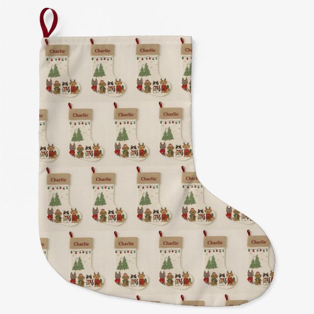 Weihnachtsstrumpf Großer Weihnachtsstrumpf (Vorderseite)