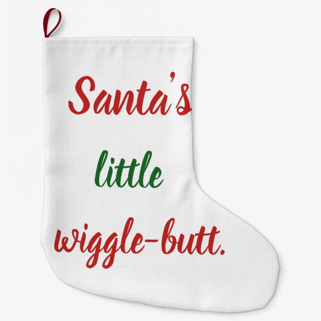 Weihnachtsstrumpf Großer Weihnachtsstrumpf (Vorderseite)