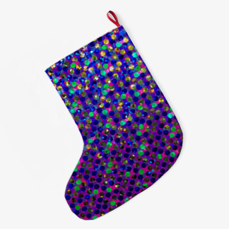 WeihnachtsStrumpf-Polka-Punkt-Schein-Juwelen Großer Weihnachtsstrumpf