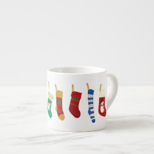 Weihnachtsstrumpf-Spezialtassen Espressotasse