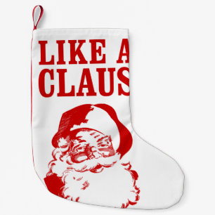 WeihnachtsStrumpf "WIE eines KLAUS" Kleiner Weihnachtsstrumpf