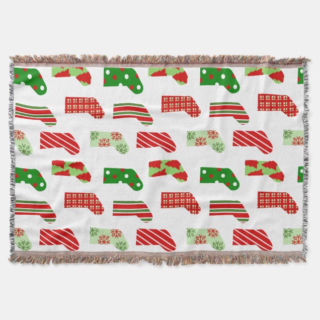 WeihnachtsStrümpfe Decke (Vorderseite)