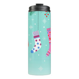 WeihnachtsStrümpfe Thermal Tumbler Thermosbecher