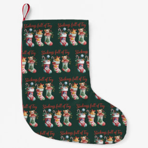 Weihnachtsstrümpfe voller Freude Ferien Preppy