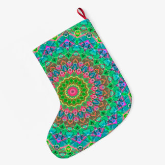 WeihnachtsStrumpfgeometrischer Mandala G18 Großer Weihnachtsstrumpf