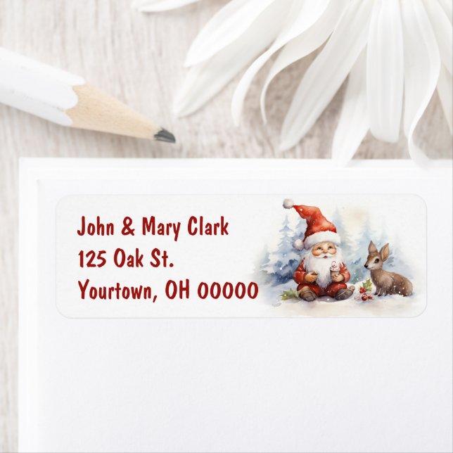 Weihnachtsstürme mit Hirsch (Insitu)