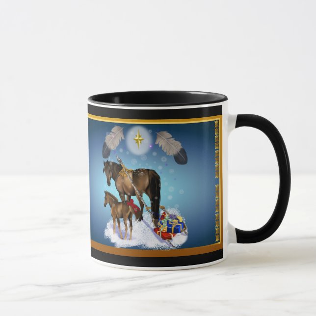 Weihnachtsstute und -colt tasse (Rechts)