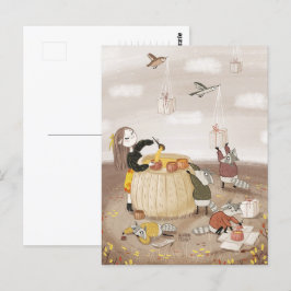 Weihnachtssuppe von Alexandra Dikaia Postkarte