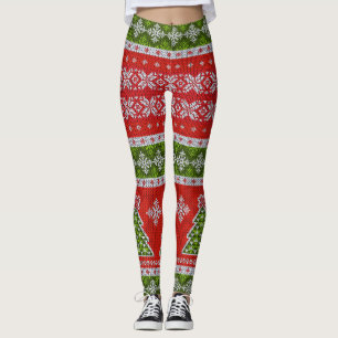 Weihnachtssüß Leggings der Roten Messe