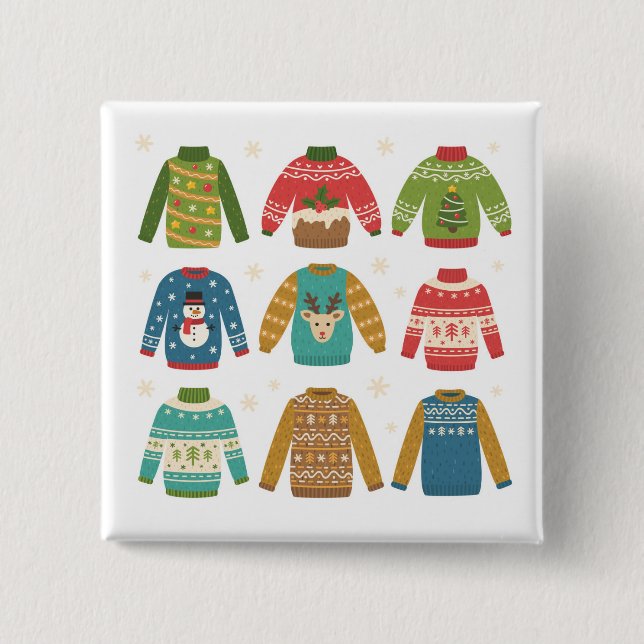 Weihnachtssüße Button (Vorderseite)